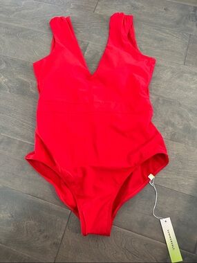 NWT Sunmersalt Bright Red One-Piece Swimsuit